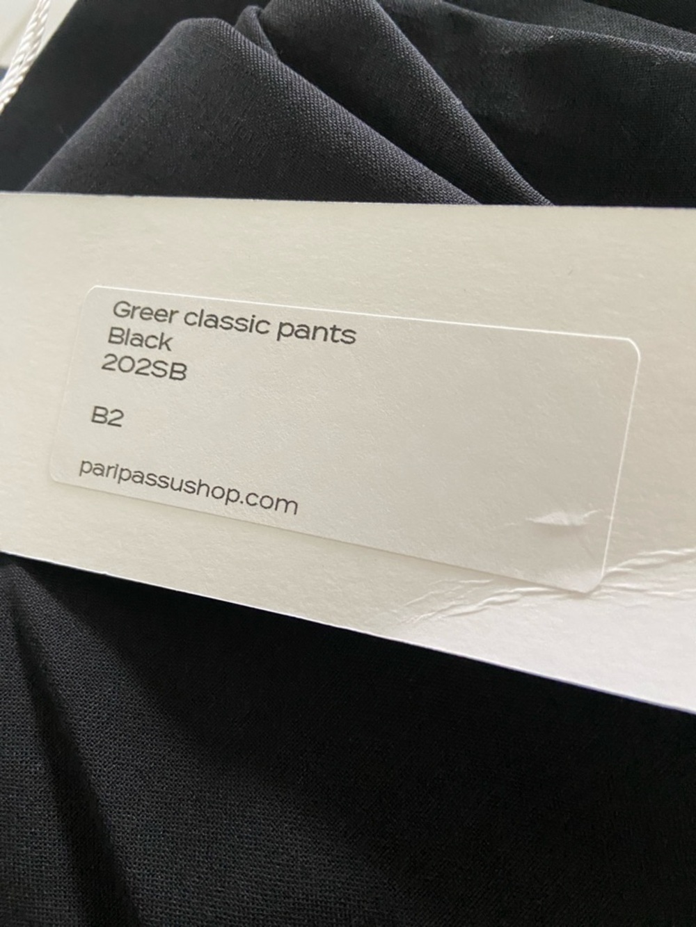 NWT Pari Passu Greer Classic Virgin Wool Black Women's Pants Size 2B (14) - Picture 6 of 10